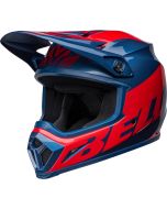 BELL Mx-9 Mips Helmet - Disrupt Gloss True Blue/Red