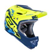 Kenny Graphic Downhill BMX Helm Neon Geel