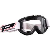 Progrip Goggles Offroad Race Line Black 3201 Clear Lens