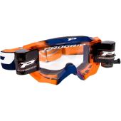 Progrip Crossbril Venom Roll-Off blauw Fluo oranje