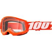 100% Crossbril Strata 2 jeugd oranje transparante lens