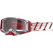 100% Goggle Armega Oversize Graphic deep red clear