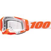 100% RACECRAFT 2 Goggle Orange - Clear Lens