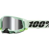100% BMX crossbril Racecraft 2 Palomar Spiegel Zilver