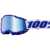 100% BMX crossbril Accuri 2 Blauw Spiegel Blauw