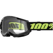 100% BMX crossbril Strata 2 Solar Eclipse Doorzichtig