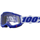 100% BMX crossbril Accuri 2 Otg Blauw Doorzichtig