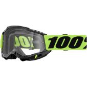 100% BMX crossbril Accuri 2 Otg Neon Geel Doorzichtig