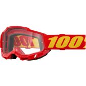 100% BMX crossbril Accuri 2 Otg Rood Doorzichtig