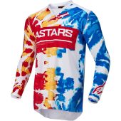 Alpinestars Cross shirt Racer Squad Wit/Rood/Geel