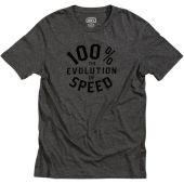 100% T-shirt evolve Houtskool/heather
