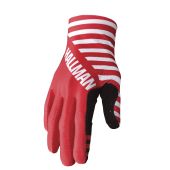 Hallman Gloves Mainstay Slice White/Red |