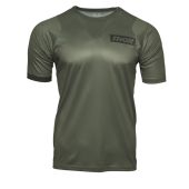 Thor Motorcross Shirt Assist korte mouwen Army groen