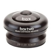 Box Two 45X45 1" Integrated Conversion Headset (For 1 1/8" Head Tubes) Black 