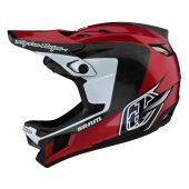 Troy Lee Designs BMX Helm D4 Carbon Corsa SRAM Rood