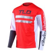Troy Lee Designs Sprint BMX Shirt Marker Fluo Rood
