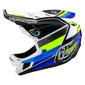 Troy Lee Designs D4 Composite Mips Helmet Reverb White/Blue
