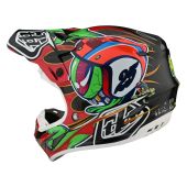 Troy Lee Designs SE4 Helmet Carbon Eyeball Black Red