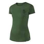 Troy Lee Designs PEACE & WHEELIES T-shirt voor vrouwen Olive