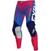 FXR Youth Pro-Stretch MX Pant Helium Coral/Blue Fade/Hi-vis